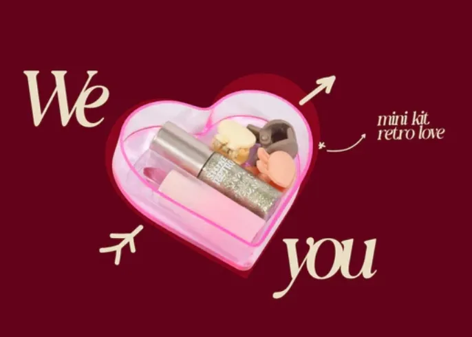 SET RETRO LOVE MINI DELINEAD Y MINI LABIAL MAGIC
