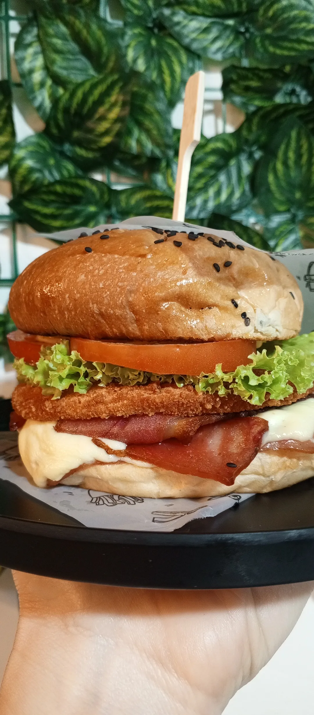 Hamburguesa Pollo Apanado Combo