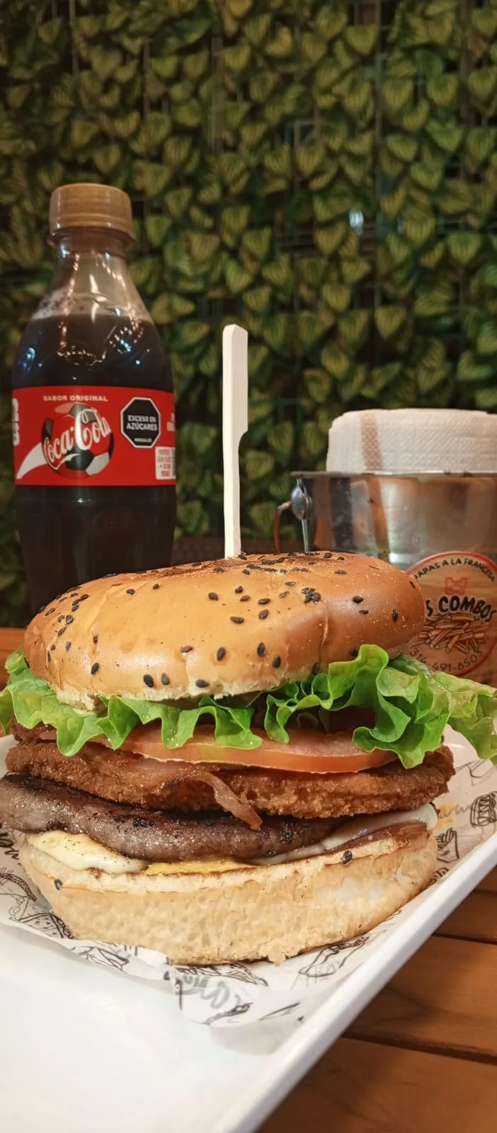 Hamburguesa Mixta Combo