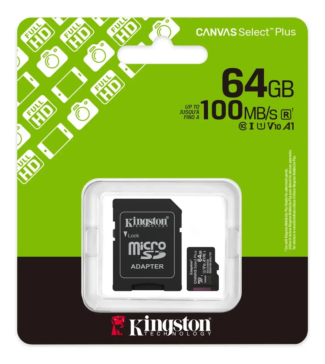 micro SD 64 GB kingstong