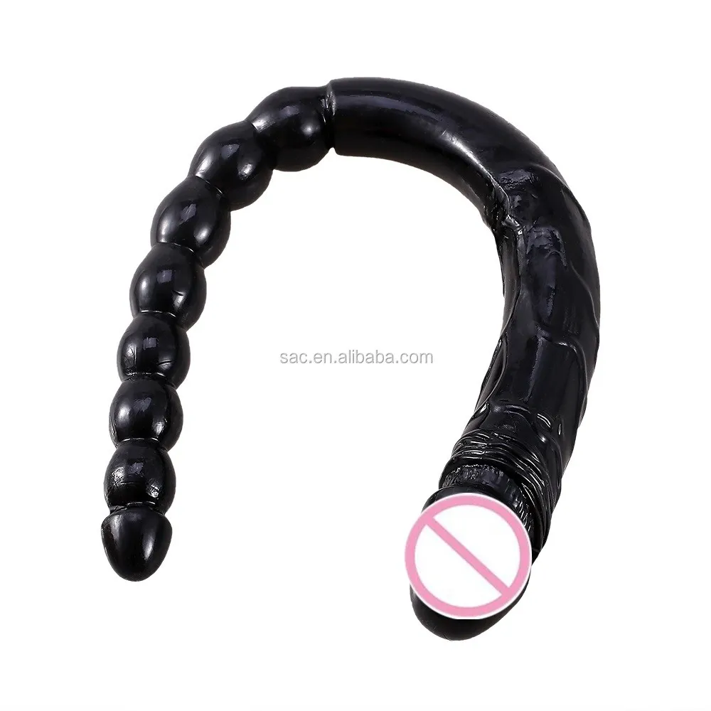 Dildo DOBLE ROSARIO 18.9´ 48/3 CM (FUCSIA) DLD1379DH