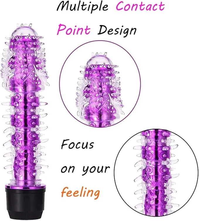 Vibrador MINI PUNTOS VG 17/2.5CM 2AAA (LILA) VBR1852DH