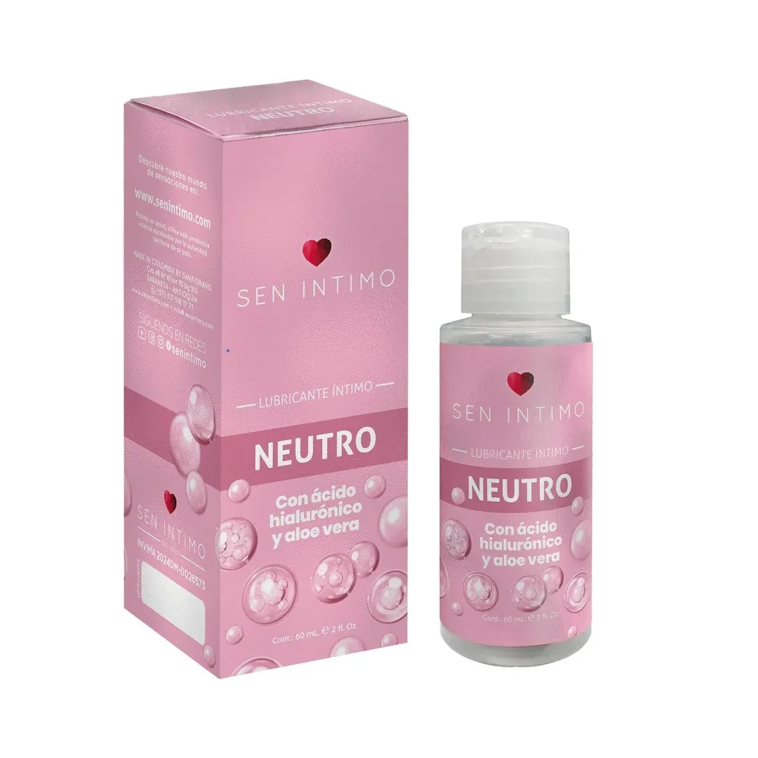 Sen Intimo - Lubricante NEUTRO CON ACIDO HIALURONICO SEN INTIMO 60 ML LBR1765TC