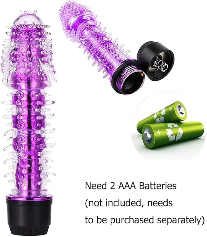 Vibrador MINI PUNTOS VG 17/2.5CM 2AAA (LILA) VBR1852DH