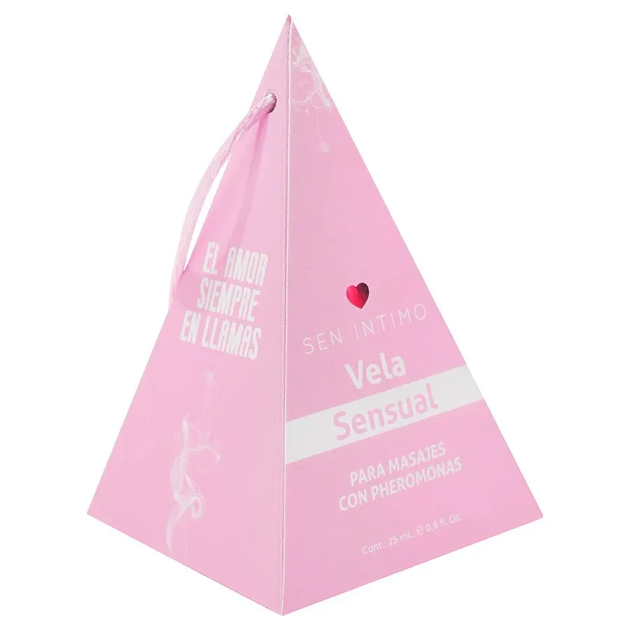 Sen Intimo - Velas PARA MASAJES CON FEROMONAS –SEN INTIMO- 25 GR (FRESA) VLS247BR