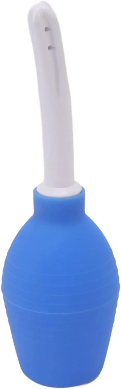 Ducha ANAL/VAGINAL CURVA TXL 310ML (AZUL) DHC888BR