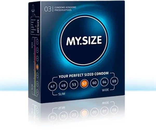 Condones MY SIZE 57*3 CND456TC