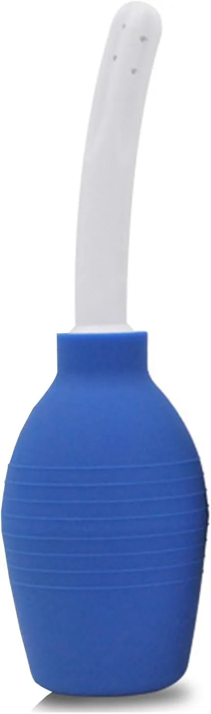 Ducha ANAL/VAGINAL CURVA TXL 310ML (AZUL) DHC888BR