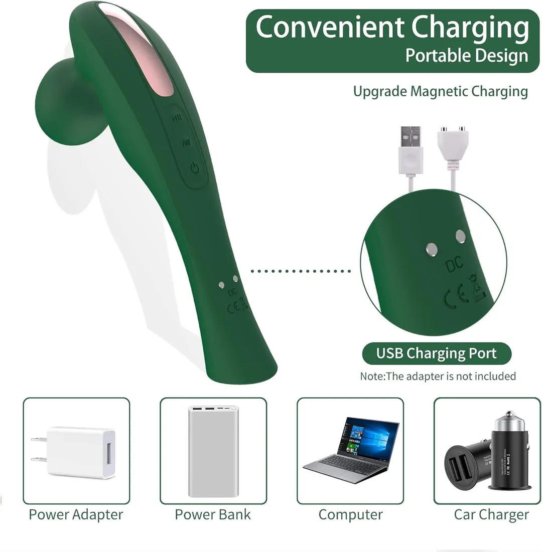 Masajeador HITACHI 20V 20/3CM USB (VERDE JADE) MSJ1107DH
