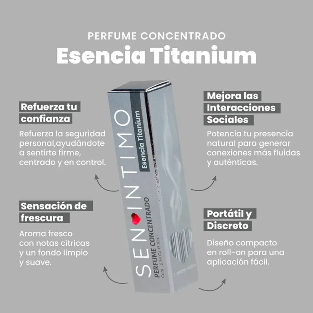 Sen Intimo - Feromonas "MAN" TITANIUM -SEN INTIMO- ROLON 10ML FRM1821TC