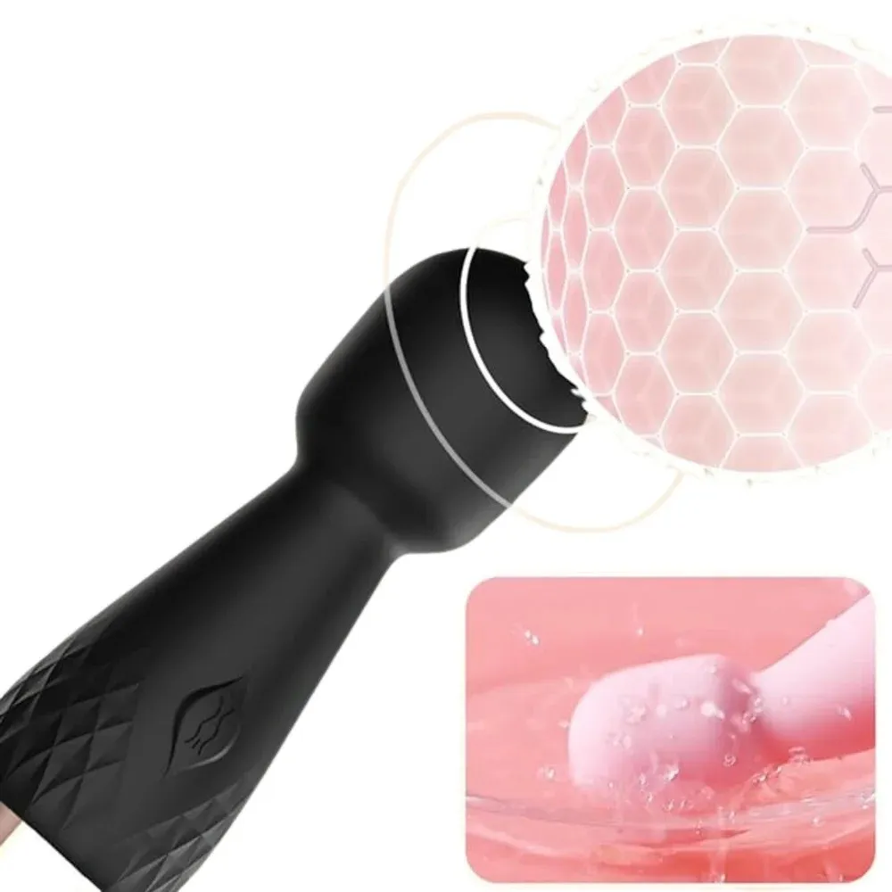 Lilo - Masajeador MINI HITACHI VARITA MAGICA LILO 10V 10/2CM NEGRO USB MSJ1007HL