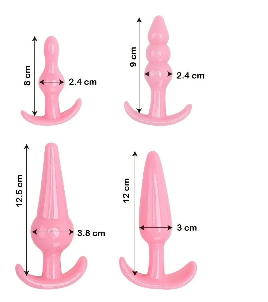 Kit PLUG SILICONA * 4 (ROSADO) KT923DH
