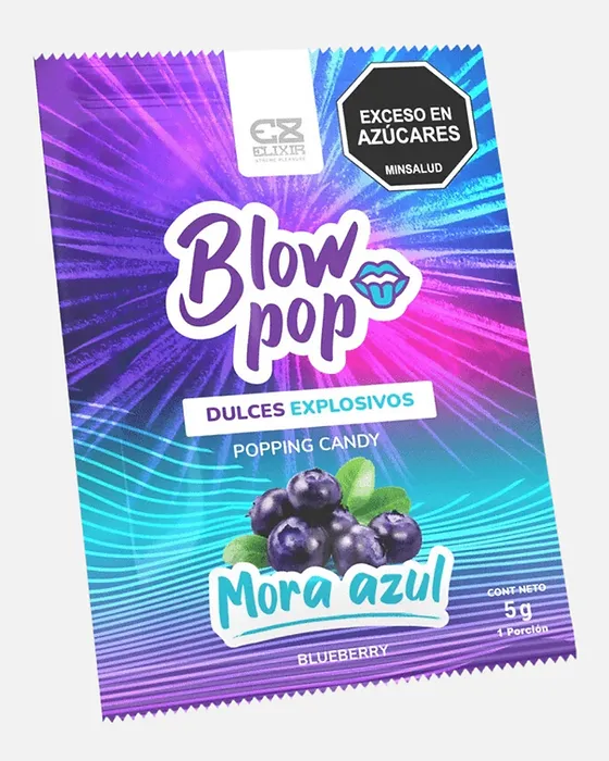 Polvo SABORIZADO EXPLOSIVO SEXO ORAL -5GR- (MORA AZUL) PLV1030BR