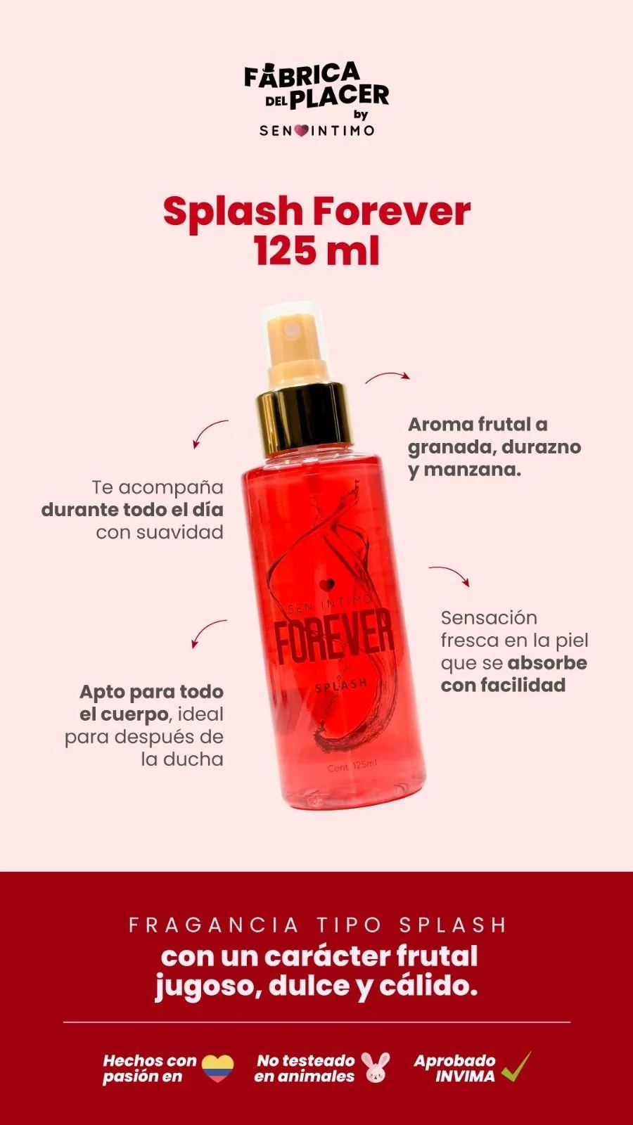 Sen Intimo - Feromonas SPLASH SEN INTIMO SEXY 125ML FRM1954TC