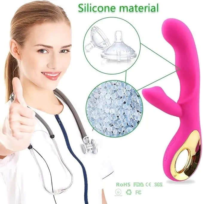 Vibrador RABBIT BIOMEDICO 20/10/3CM 10V USB (FUCSIA) VBR1257DH