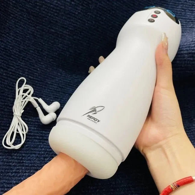 Masturbador VAGINA DROIDE 10V 25/8CM USB(BLANCO) MST1799BR