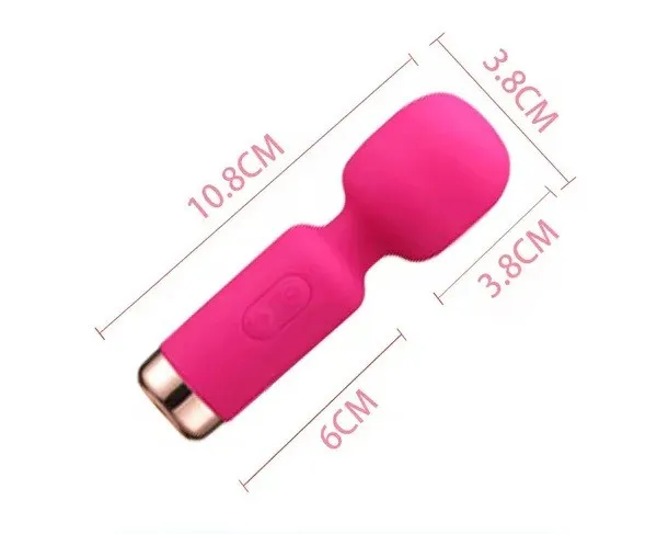Masajeador MINI HITACHI VARITA MAGICA 10V 11/3.5CM USB FUCSIA MSJ1106DH  