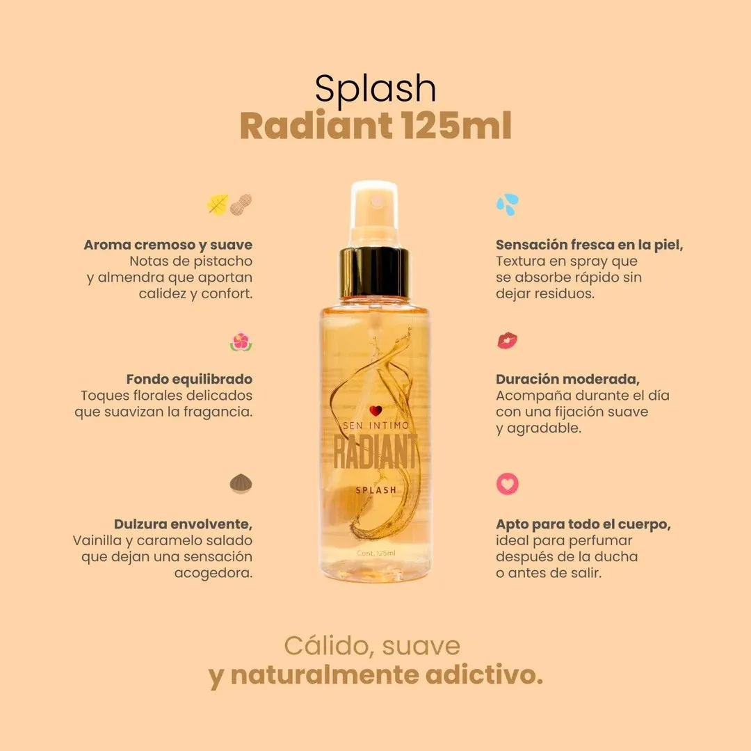 Sen Intimo - Feromonas SPLASH SEN INTIMO RADIANTE 125ML FRM1957TC
