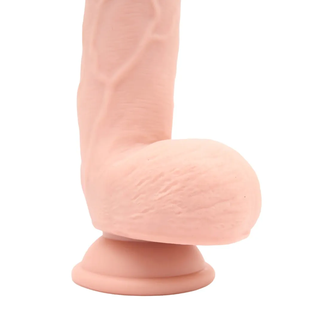 Dildo CON TEST 9.2´ GRUESO OSCAR 23.5/17/5.5CM (PIEL) DLD2065BR