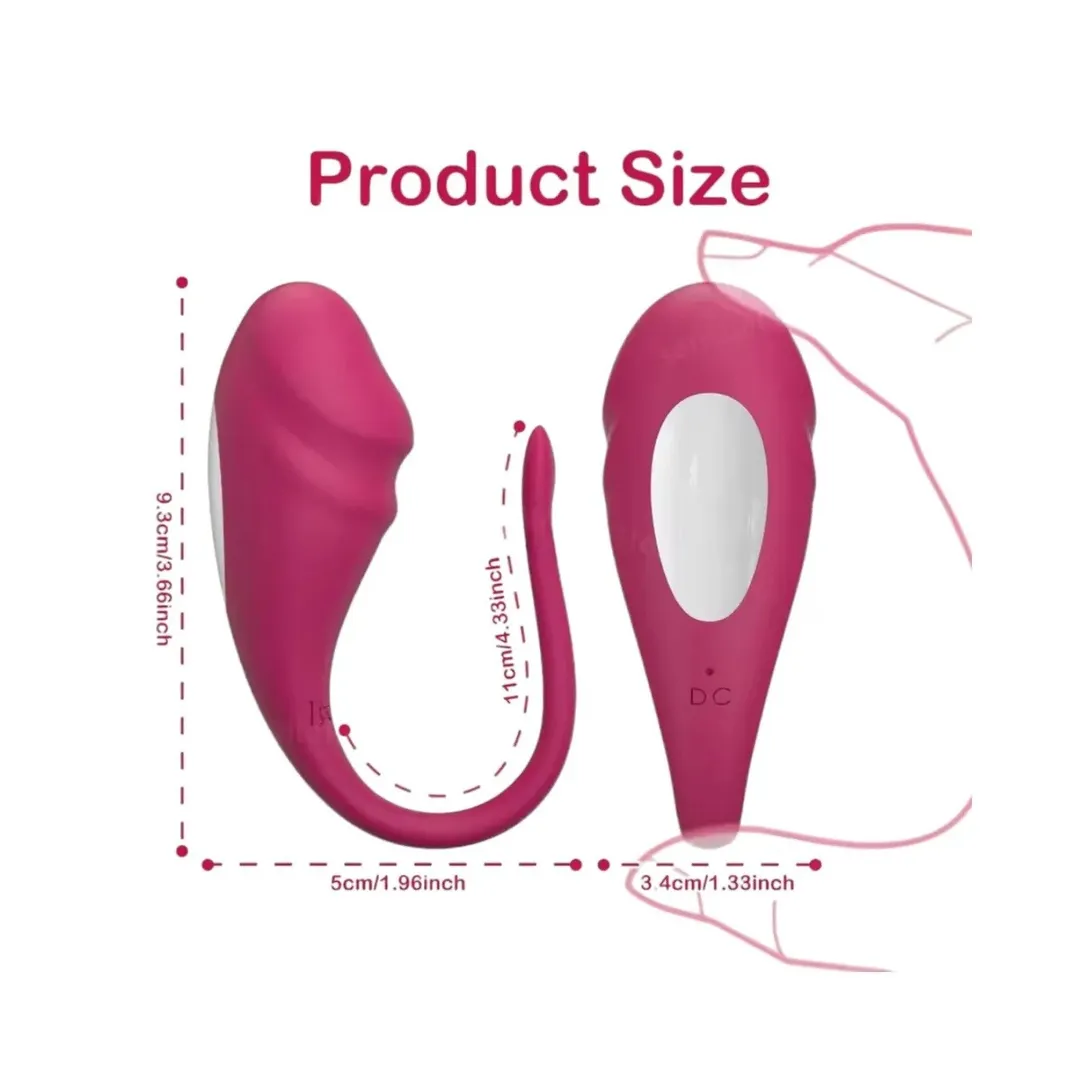 Huevo CON APP 9V 8/3.5CM USB (FUCSIA) HV1775DH