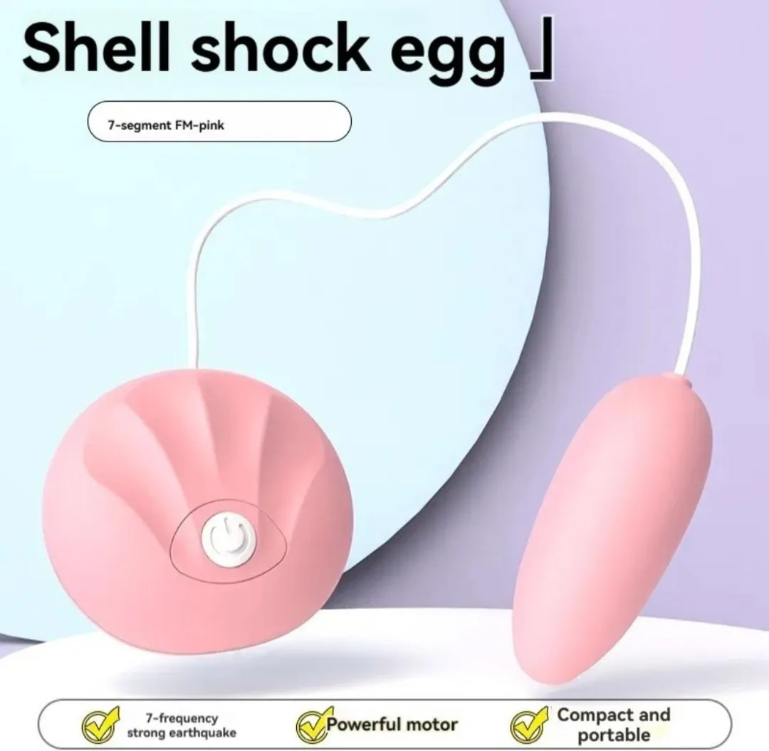 Huevo ALAMBRICO CONTROL ALMEJA 5.3/2.5 CM 2AAA (ROSADO) HV765BR