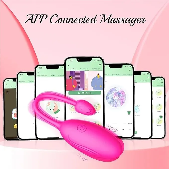 Huevo CON APP 10V 8/4CM USB (FUCSIA) HV1613BR