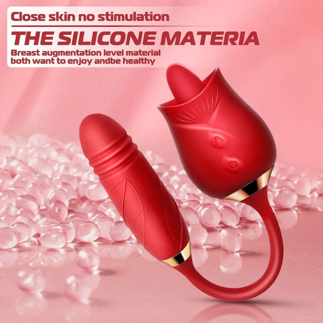 Estimulador Y VIBRADOR ROSA 10V USB (ROJO) STM1478BR