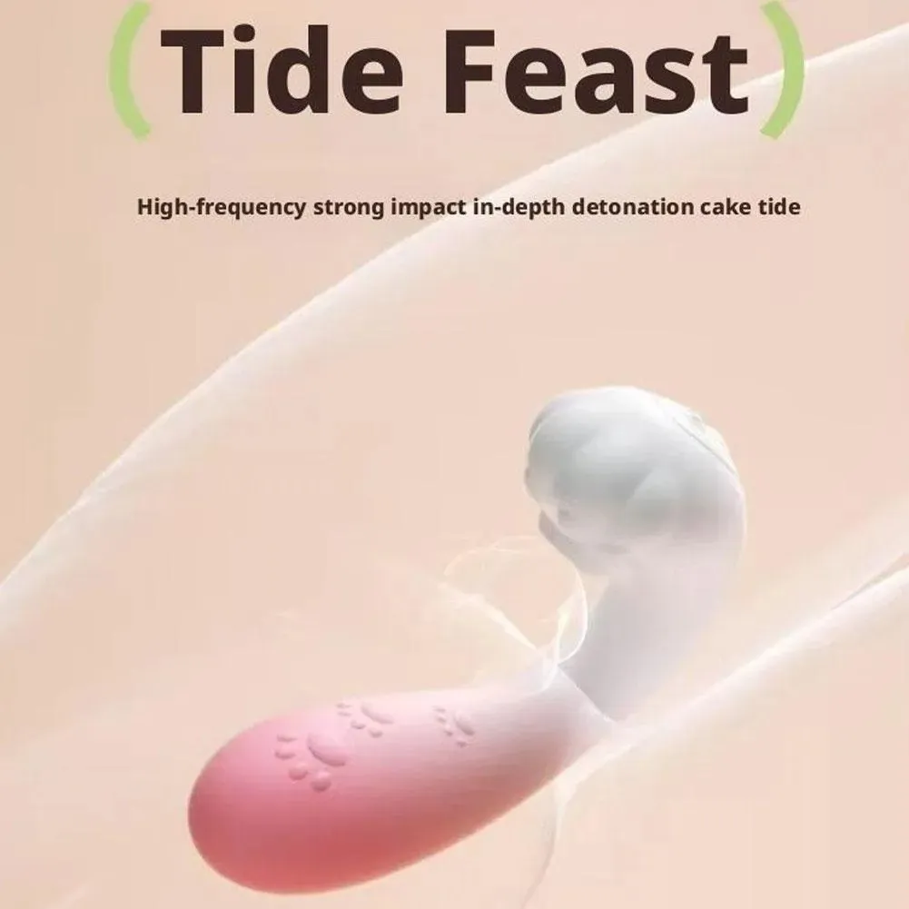 Vibrador Y SUCCIONADOR CAT CON APP 8V 8/2.5CM (ROSADO/BLANCO) VBR1813BR