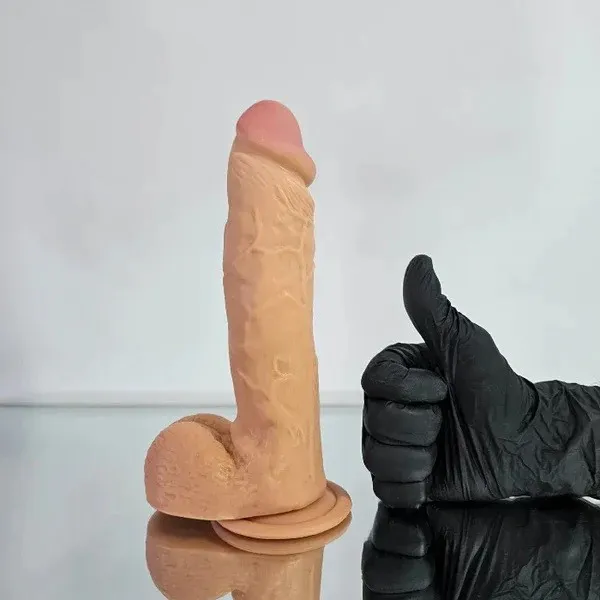 Dildo CON TEST 8' YEAIN 21/15/3.5CM (PIEL) DLD2005DH