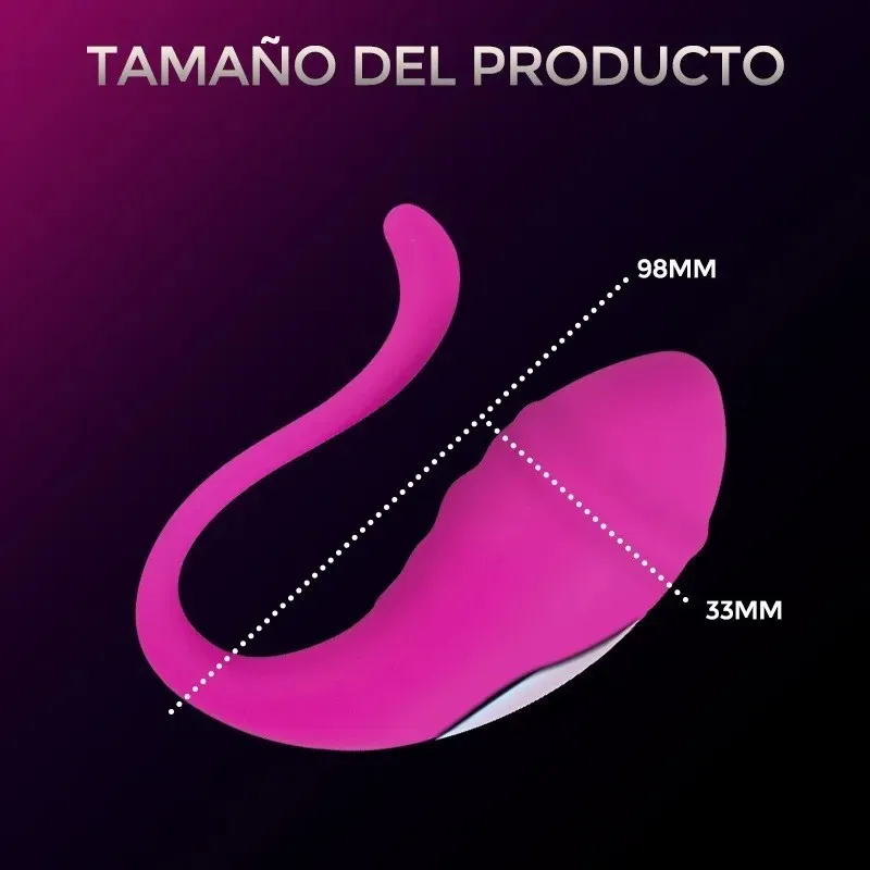 Huevo CON APP BALLENA 9V 9.5/3.3CM USB (FUCSIA) HV1423ND