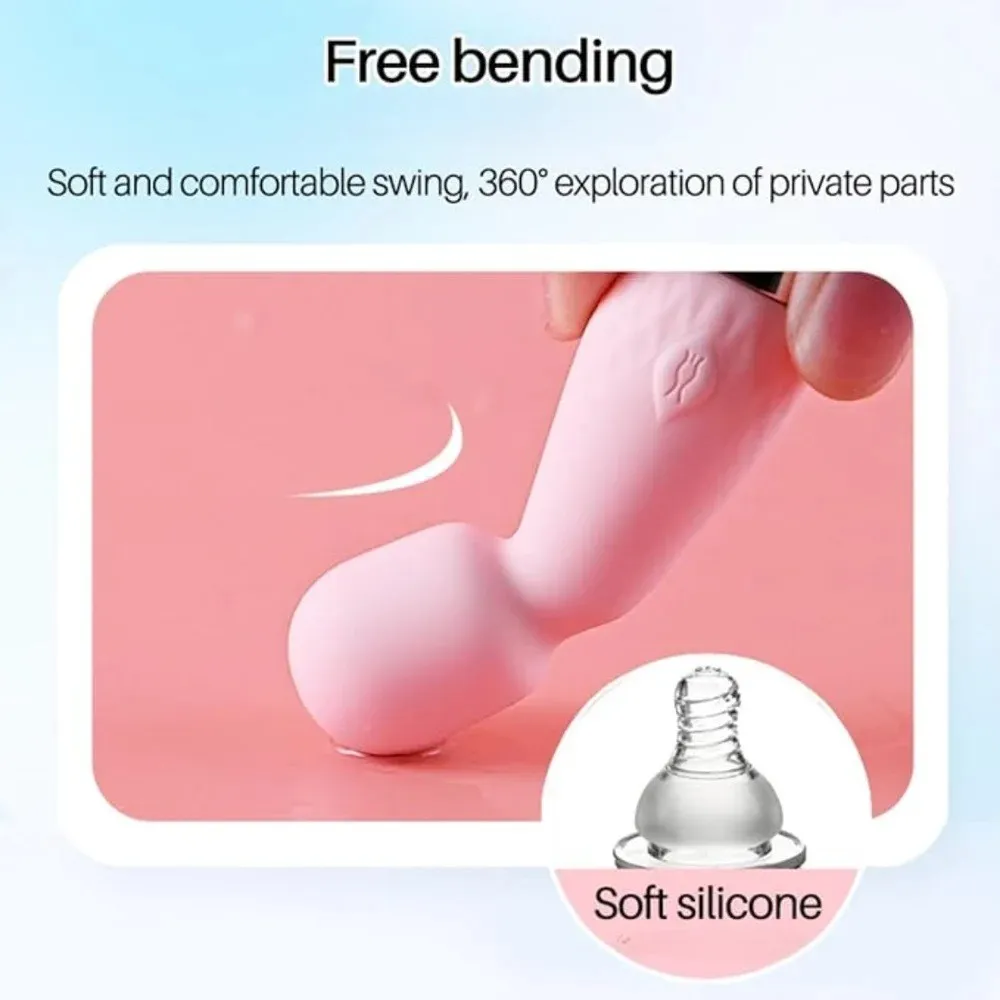 Lilo - Masajeador MINI HITACHI VARITA MAGICA LILO 10V 10/2CM (ROSADO) USB MSJ903HL