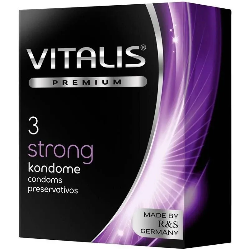 Condones VITALIS STRONG *3 + GROSOR (LILA) CND1690TC