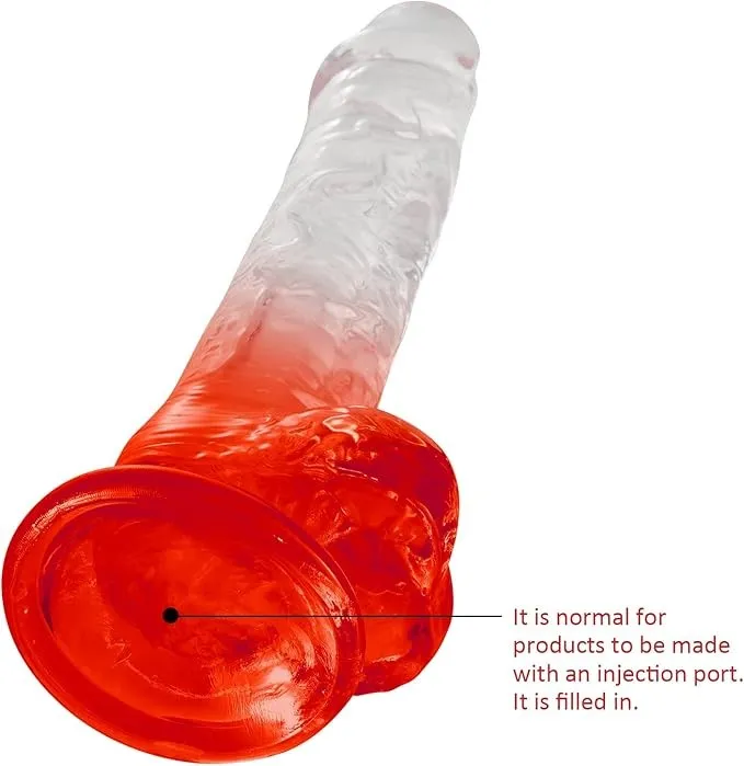 Dildo CON TEST 7.2´ GARY 18.5/14/3.6CM (ROJO) DLD1049LH
