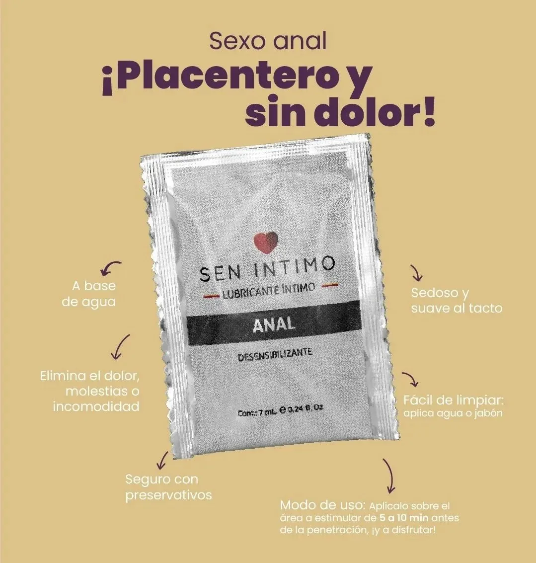 Sen Intimo - Dilatador ANAL SEN INTIMO SACHET DLT714TC