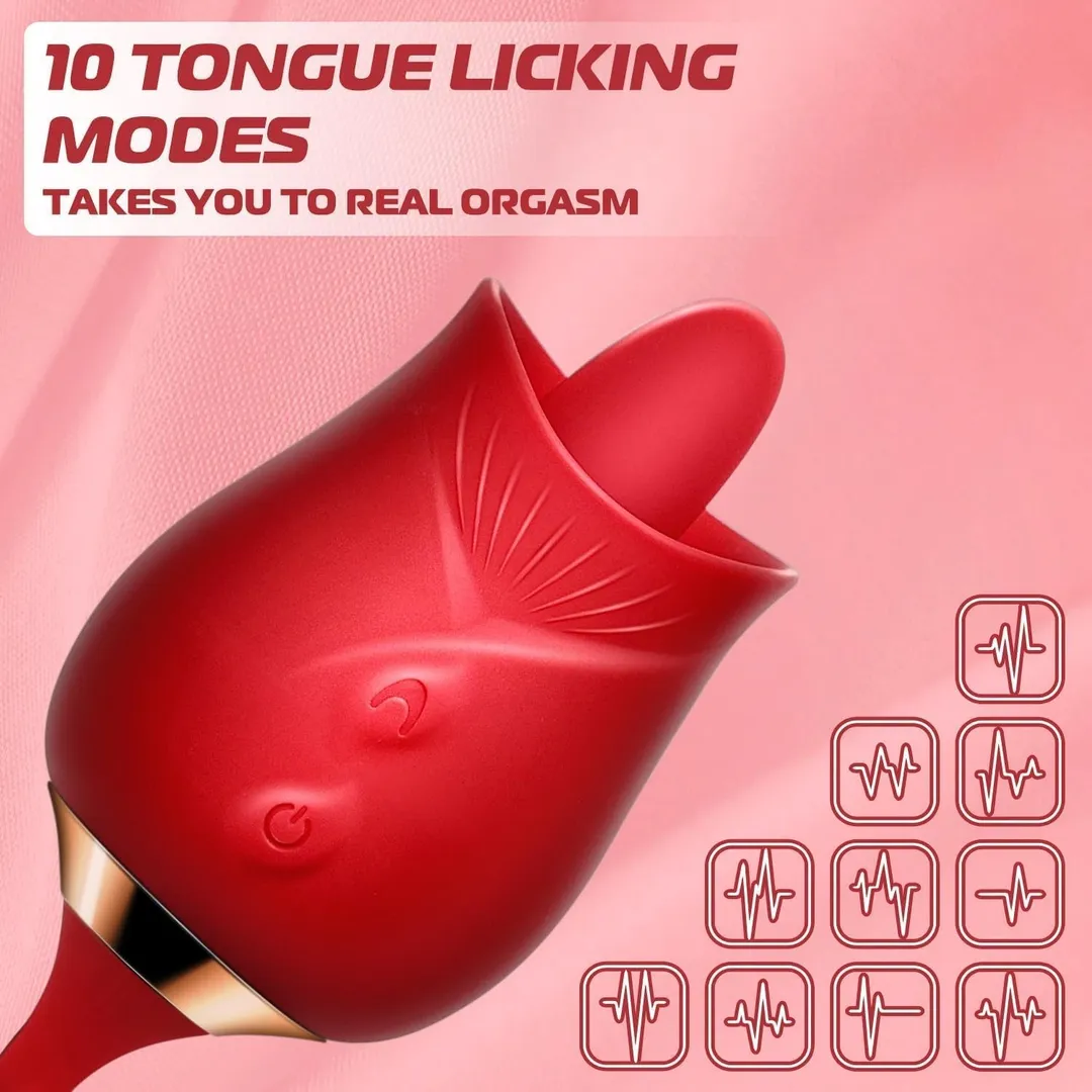 Estimulador Y VIBRADOR ROSA 10V USB (ROJO) STM1478BR