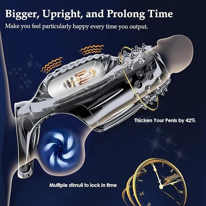 Funda PARA PENE CON VIBRACION 9/4CM (TRASPARENTE) FND1777BR