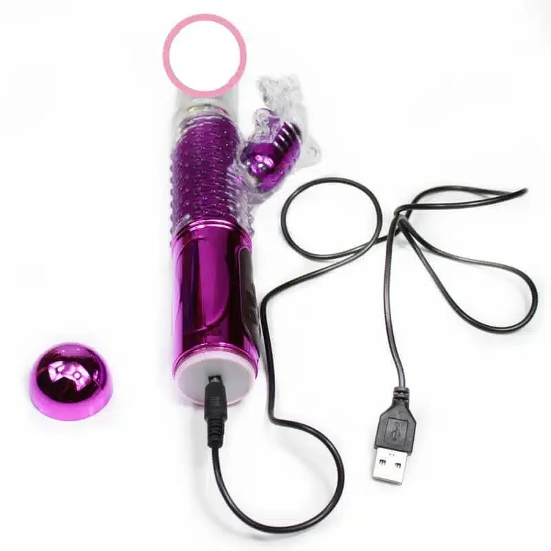 Vibrador RABBIT ROTATIVO MARIPOSA 29/14/3.5CM (FUCSIA) USB VBR1739DH