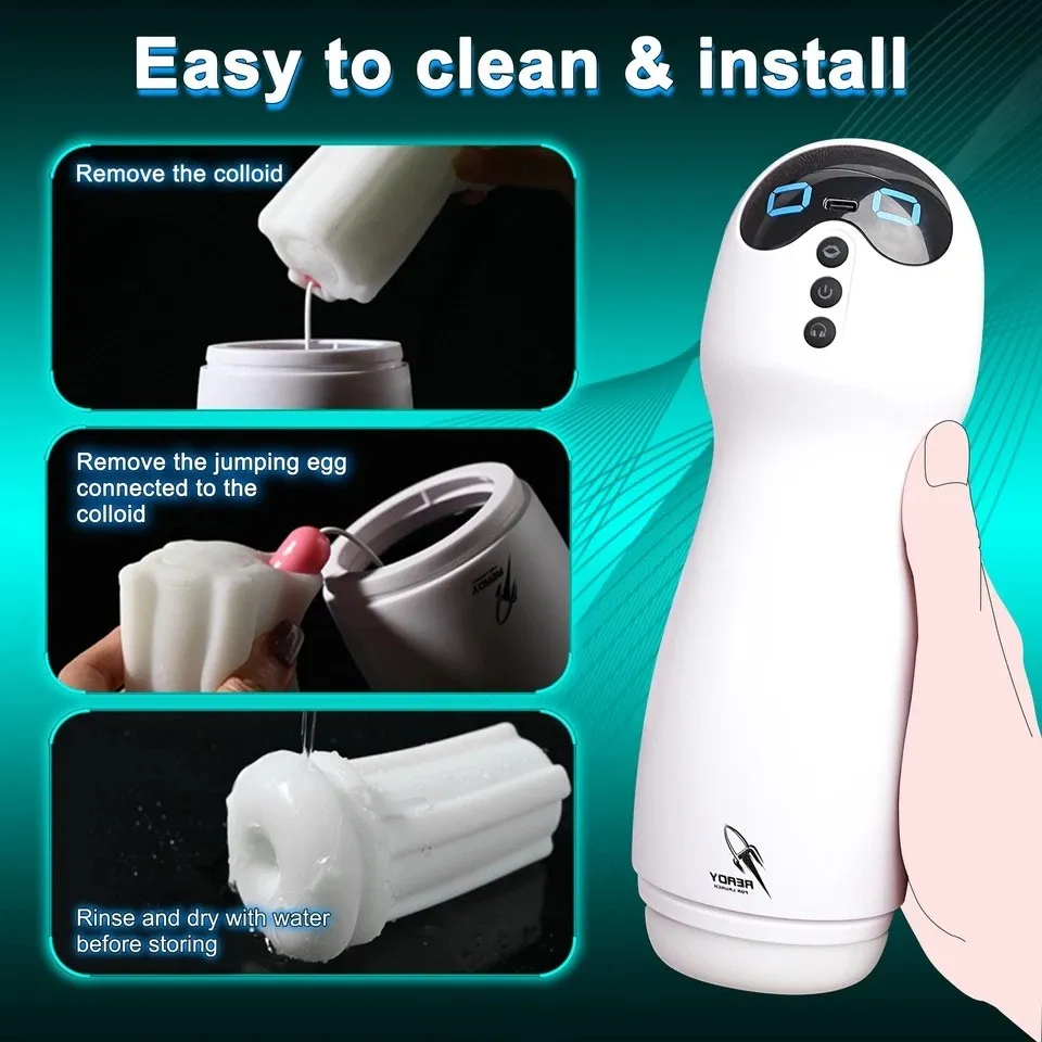 Masturbador VAGINA DROIDE 10V 25/8CM USB(BLANCO) MST1799BR