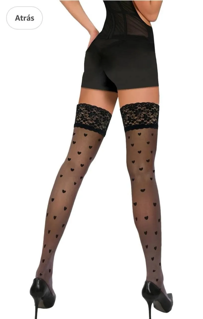Medias LIGUERO HERMANAS 389 (NEGRO) MDS1887JSS