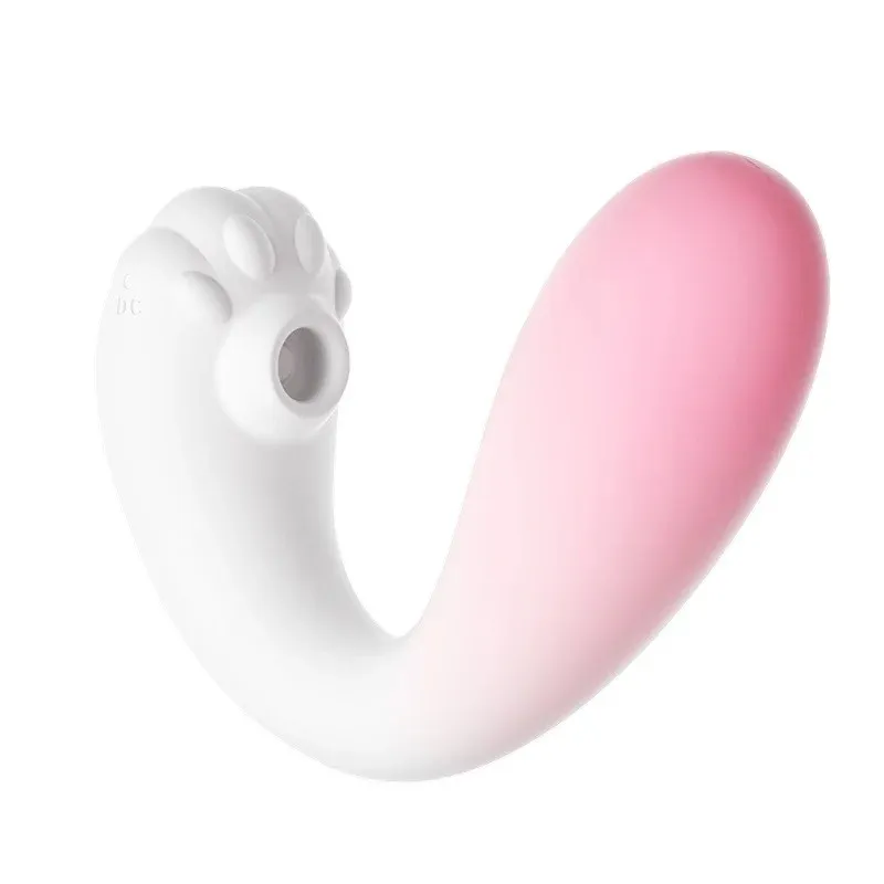 Vibrador Y SUCCIONADOR CAT CON APP 8V 8/2.5CM (ROSADO/BLANCO) VBR1813BR