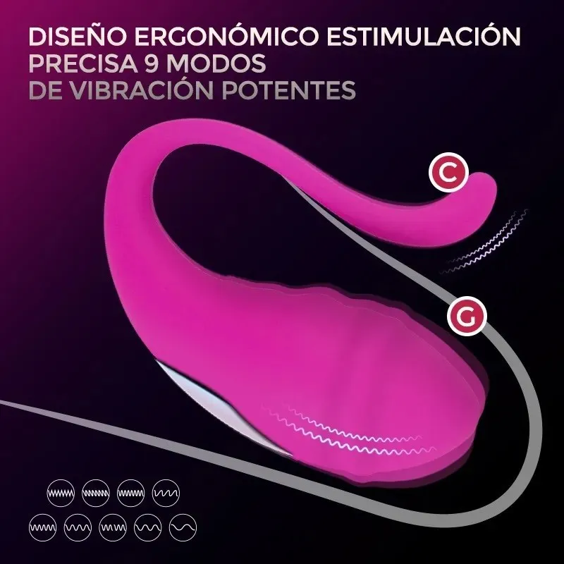 Huevo CON APP BALLENA 9V 9.5/3.3CM USB (FUCSIA) HV1423ND