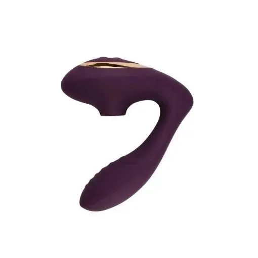 Vibrador Y SUCCIONADOR 10V 10/3CM (MORADO) VBR1762BR
