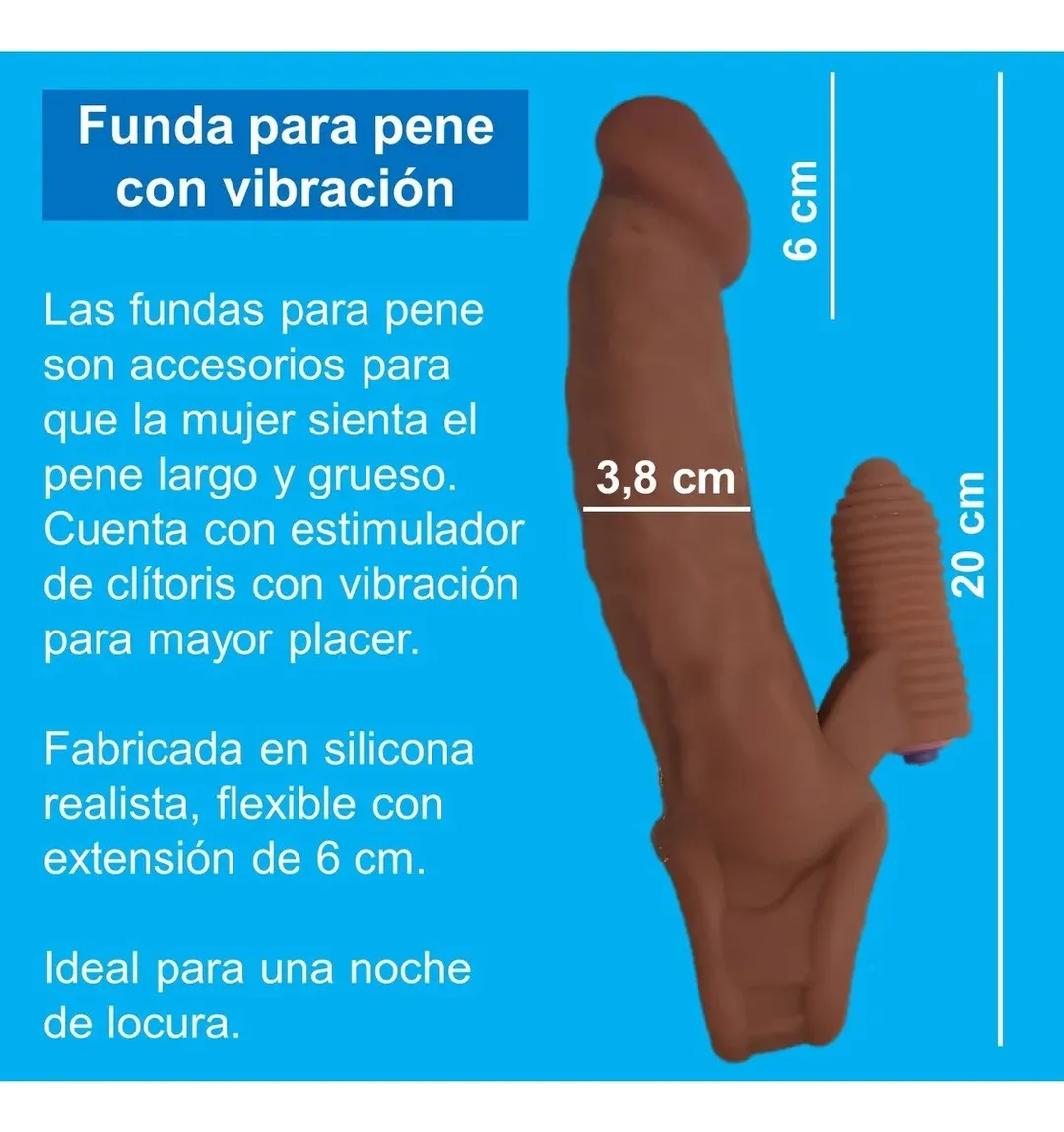 Funda PARA PENE RABBIT CON VIBRACION 20/14/4CM (CAFE) FND1782DH