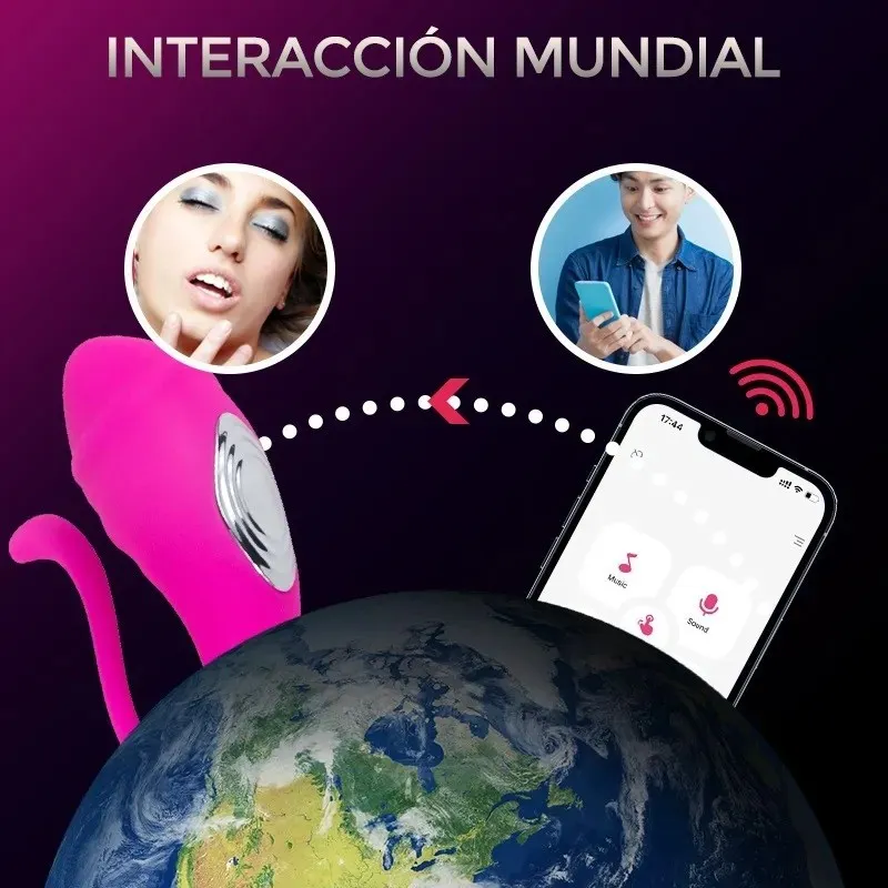 Huevo CON APP BALLENA 9V 9.5/3.3CM USB (FUCSIA) HV1423ND