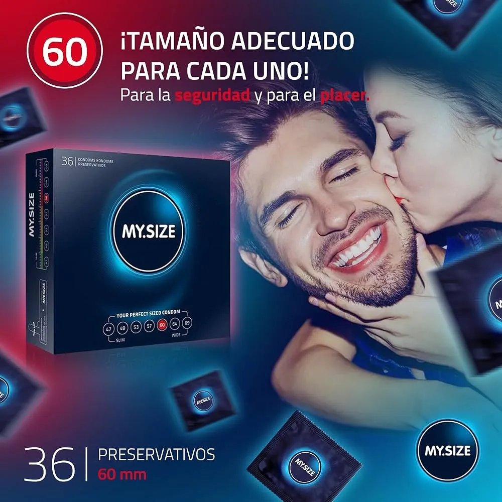 Condones MY SIZE 60*3 CND455TC