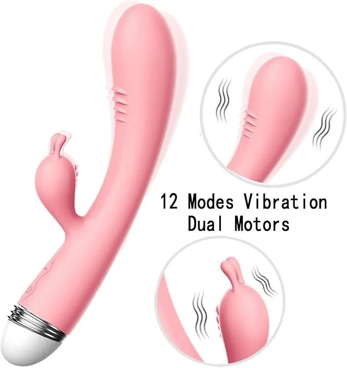 Vibrador RABBIT LILO 10V 21.8/13/3.5CM (ROSADO) USB VBR433DH