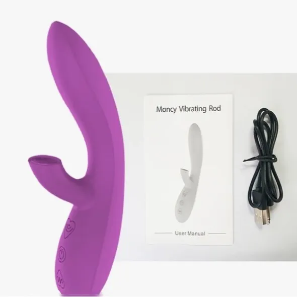 Vibrador SUCCIONADOR 12V 19/3.8CM (LILA) USB VBR1790DH