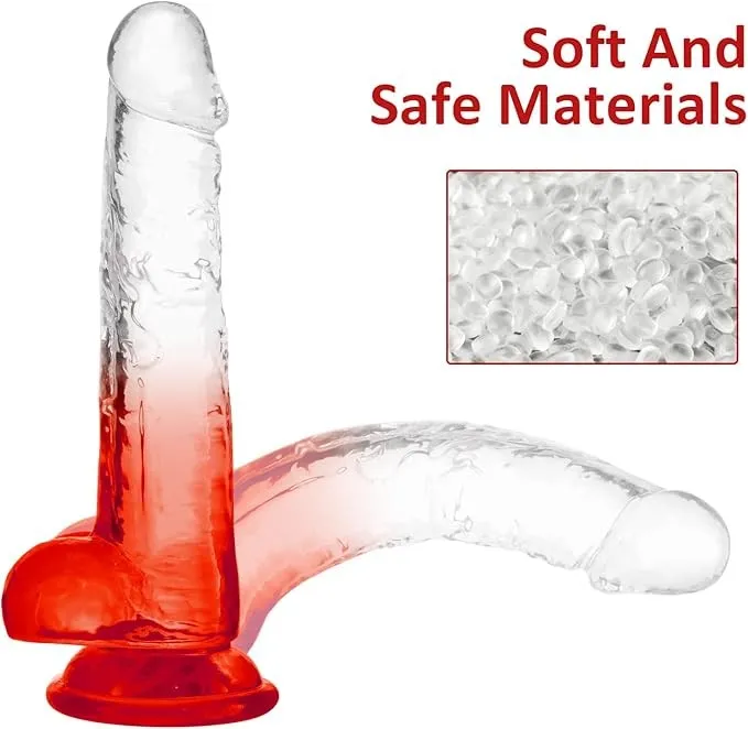 Dildo CON TEST 7.2´ GARY 18.5/14/3.6CM (ROJO) DLD1049LH