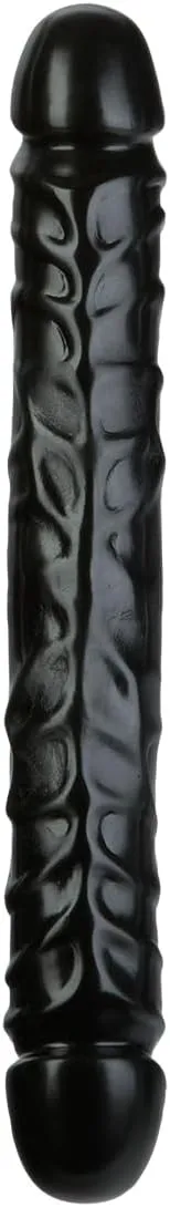 Dildo DOBLE 17´ 43/4 CM (NEGRO) DLD1165DH