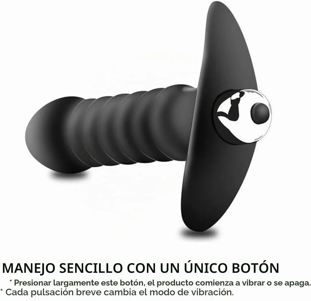 Estimulador ANAL ONDAS FENIX 1V 14/10/3CM 3BOTON (NEGRO) STM1114BR